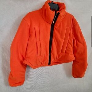 Free people fleece puffer .brand new but no tags never worn